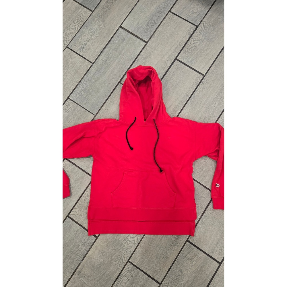Hudson Mens Red Hoodie‎ Pullover Hooded Sweatshirt Size M